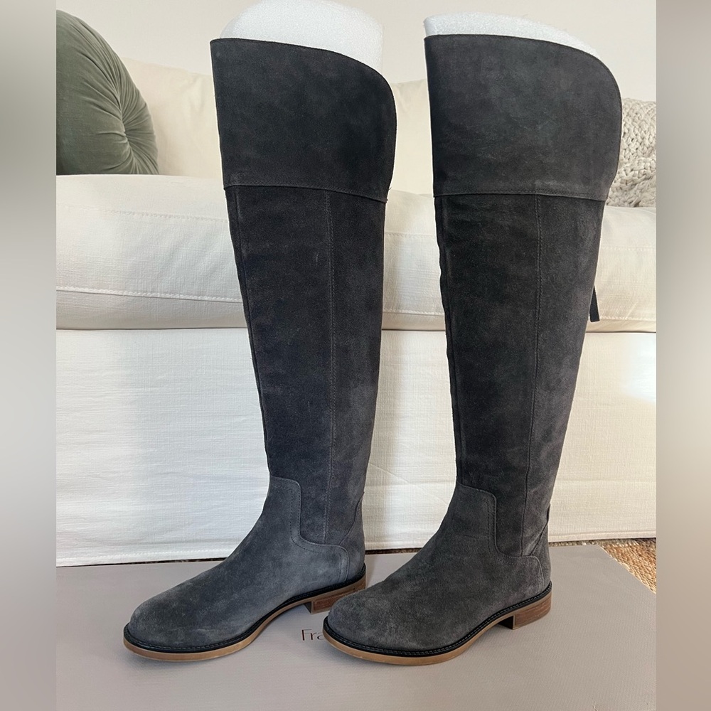 Franco Sarto Carlisle Suede Over The Knee Boots